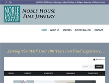 Tablet Screenshot of noblehousejewelrynm.com